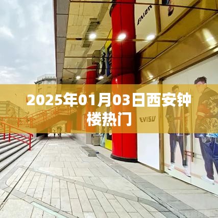 西安鐘樓，2025年元旦人氣勝地