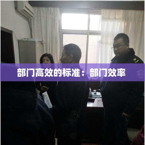 部門高效的標(biāo)準(zhǔn):部門效率