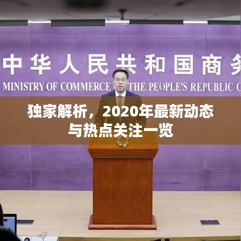 獨(dú)家解析，2020年最新動(dòng)態(tài)與熱點(diǎn)關(guān)注一覽