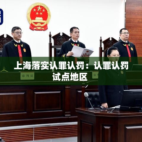 上海落實(shí)認(rèn)罪認(rèn)罰：認(rèn)罪認(rèn)罰試點(diǎn)地區(qū) 
