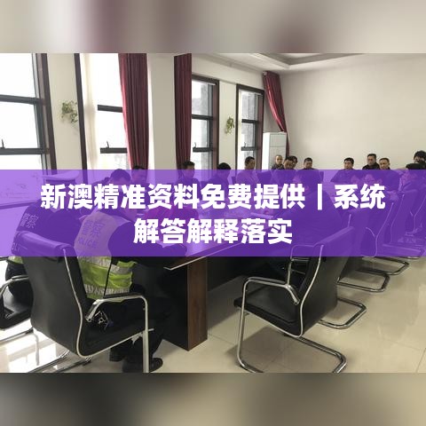 新澳精準資料免費提供｜系統(tǒng)解答解釋落實