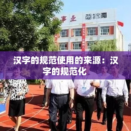 漢字的規(guī)范使用的來源：漢字的規(guī)范化 
