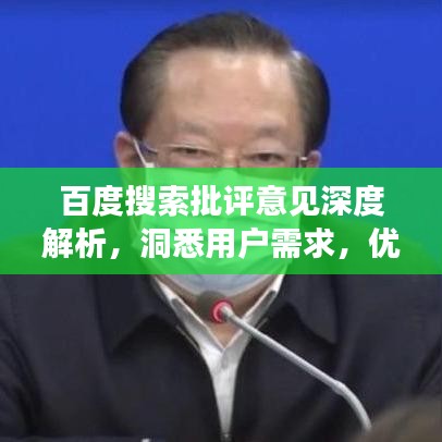 百度搜索批評意見深度解析，洞悉用戶需求，優(yōu)化搜索體驗