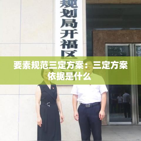要素規(guī)范三定方案：三定方案依據(jù)是什么 