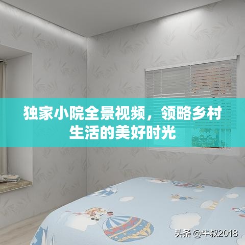 獨家小院全景視頻，領(lǐng)略鄉(xiāng)村生活的美好時光