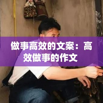 做事高效的文案：高效做事的作文 