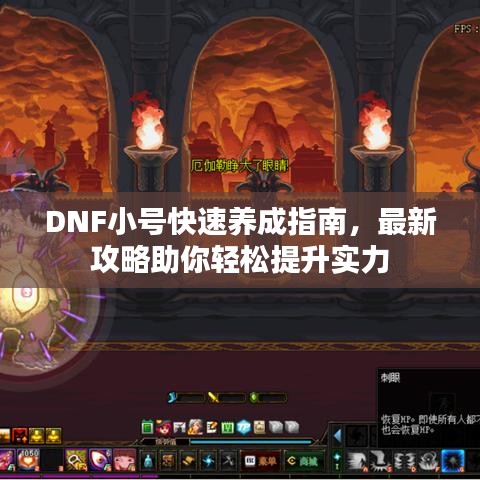DNF小號快速養(yǎng)成指南，最新攻略助你輕松提升實力