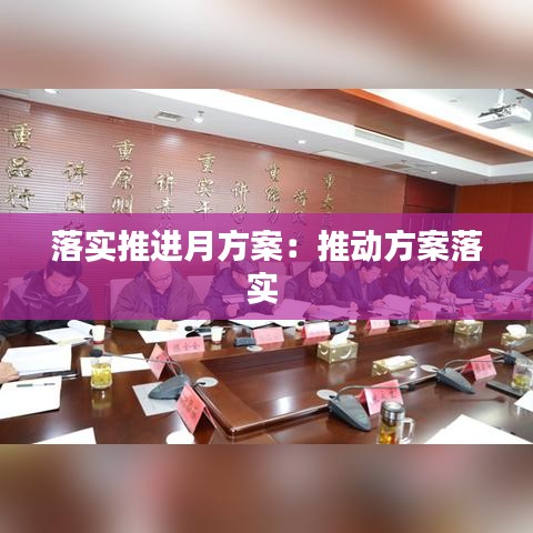 落實推進(jìn)月方案：推動方案落實 