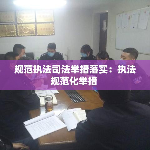 規(guī)范執(zhí)法司法舉措落實(shí)：執(zhí)法規(guī)范化舉措 