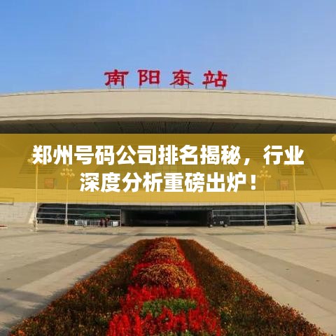鄭州號碼公司排名揭秘，行業(yè)深度分析重磅出爐！