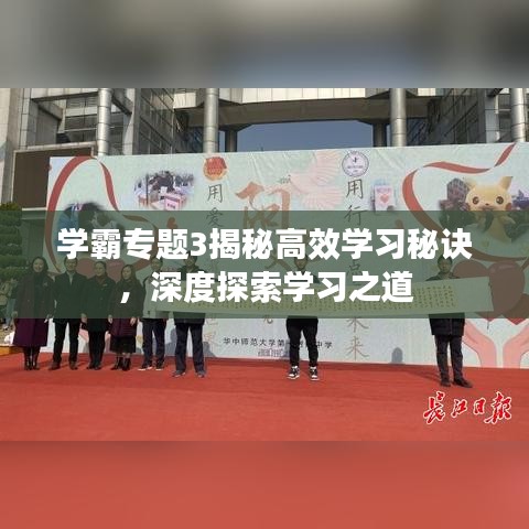學霸專題3揭秘高效學習秘訣，深度探索學習之道