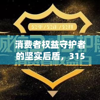 消費(fèi)者權(quán)益守護(hù)者的堅(jiān)實(shí)后盾，315宣傳圖片海報(bào)模板展示