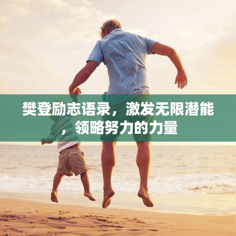 樊登勵志語錄，激發(fā)無限潛能，領(lǐng)略努力的力量