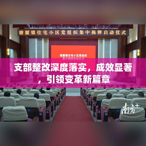 支部整改深度落實(shí)，成效顯著，引領(lǐng)變革新篇章