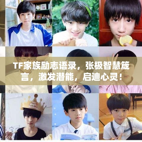 TF家族勵志語錄，張極智慧箴言，激發(fā)潛能，啟迪心靈！