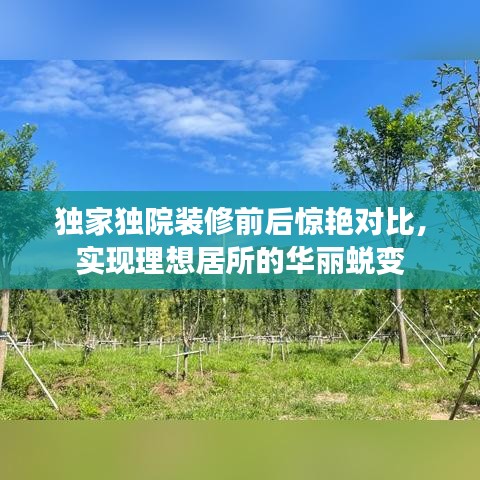 獨家獨院裝修前后驚艷對比，實現(xiàn)理想居所的華麗蛻變