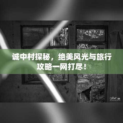 誠中村探秘，絕美風光與旅行攻略一網打盡！