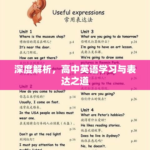 深度解析，高中英語學(xué)習(xí)與表達(dá)之道