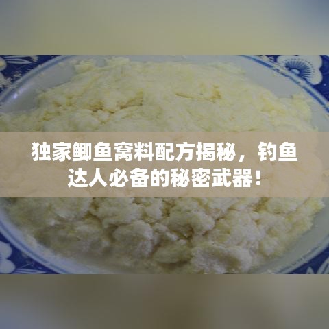 獨家鯽魚窩料配方揭秘，釣魚達人必備的秘密武器！