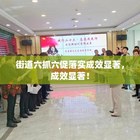 街道六抓六促落實成效顯著，成效顯著！