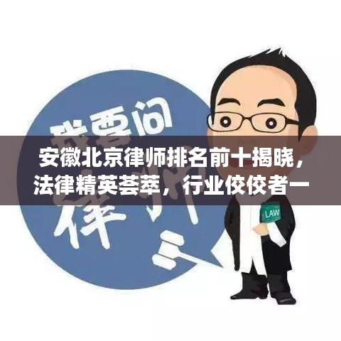 安徽北京律師排名前十揭曉，法律精英薈萃，行業(yè)佼佼者一覽無余