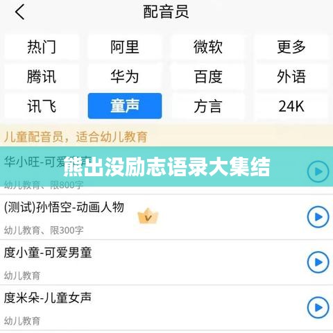 熊出沒勵志語錄大集結(jié)